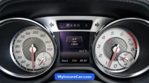 Car dashboard showing speedometer and odometer at 13,931 miles